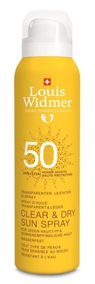 LOUIS WIDMER CLEAR DRY SUN SPRAY 50 MET PARFUM 200ML